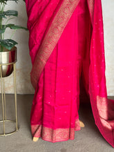 Nijaruna - Pure Matka Silk Saree With Mirror Embellishments