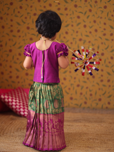 Kids Crop Top and Skirt - Pongal Collection