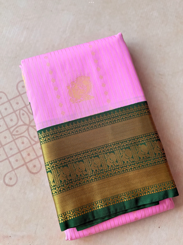 Semi Kanchi Silk Saree