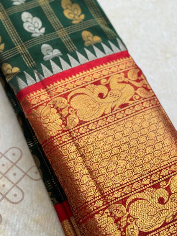 Kuppadam Silk Cotton Saree