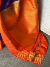 Semi Kanchi Silk Saree – Green & Pink Saree