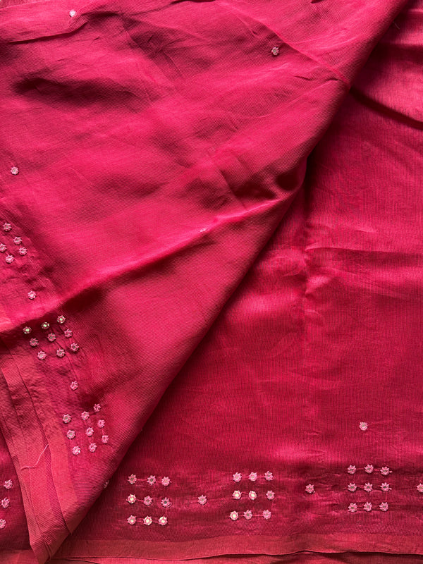 Shambhavi - Pure Kota Saree with Mirror Detailings