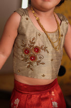 Kids Crop Top and Skirt- Diwali Collection Express