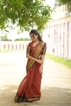 Ganika - Pure Kanchi Cotton Saree With Checks