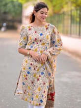 Kalamkari Cotton - Kurta + Dupatta