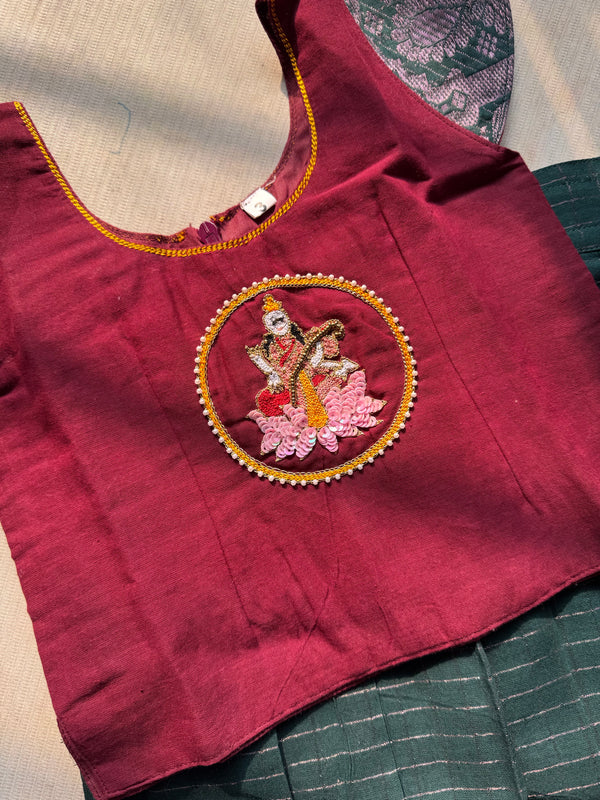 Crop top and skirt Express