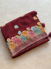 Nijaruna - Pure Matka Silk Saree With Meenakari Floral Weaving