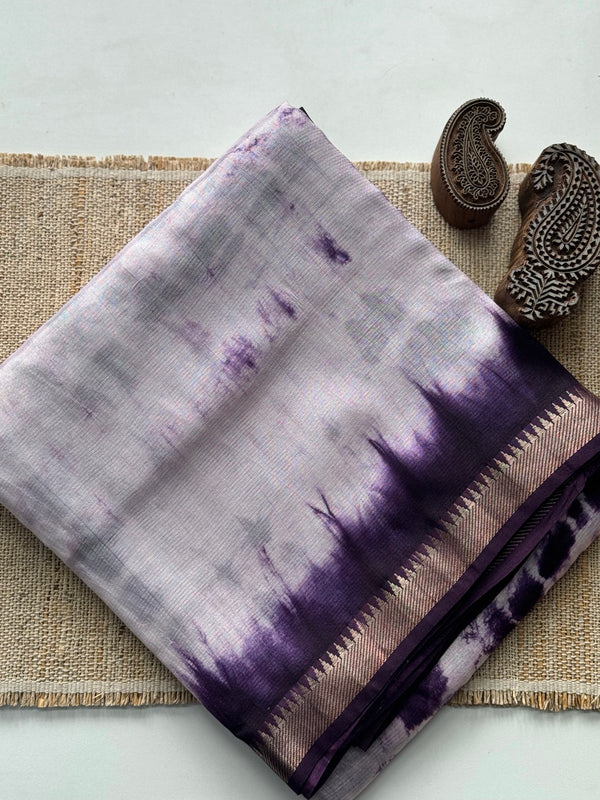 Shibori Mangalgiri Silk Cotton Saree