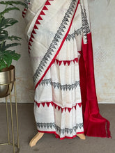 Chaitra - Pure Tussar Block Printed Saree