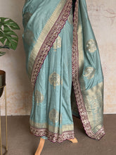 Nirvi - Banarasi semi silk