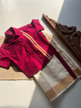 Boys Dhoti and Shirt - Onam Edit