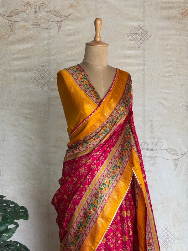 Rukmini - Patola Saree with Embellishments