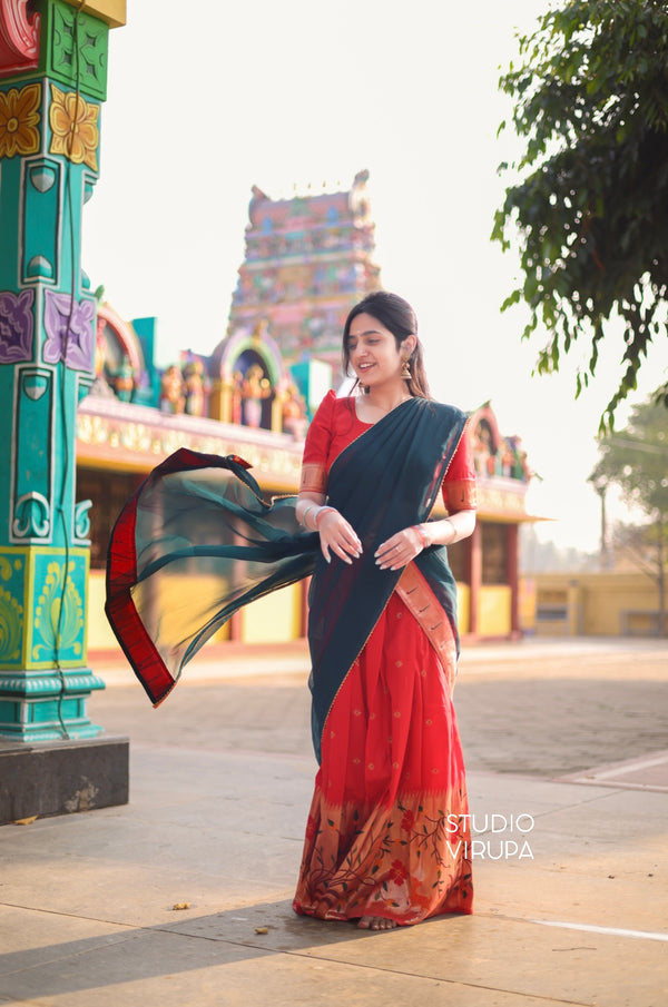 Paithani- Half saree