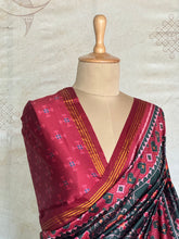 Bhavani - Premium Deep Purple Patola Saree