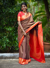 Semi Kanchi Silk Saree