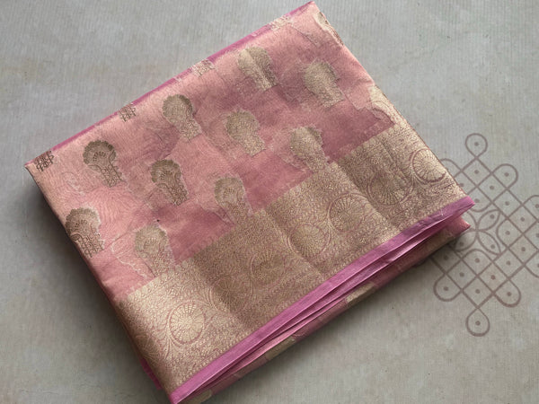 Pure Molten Gold Tissue Saree