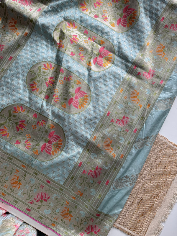 Nirvi - Banarasi semi silk