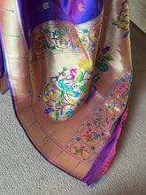 Paithani Saree with Peacock Buttas