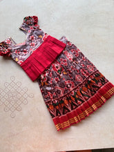 Patola Skirt With Peplum Top for Girls | Traditional Ethnic Wear | Festive Designer Outfit