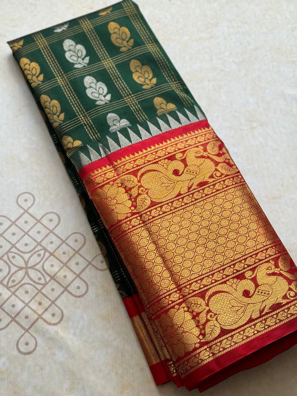 Kuppadam Silk Cotton Saree