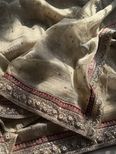 Pure Silk Tissue Georgette Saree