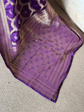 Vrishti - Mushru Satin Silk Saree with Antique Zari Jaal Weaving - Festive Edit