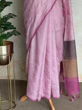 Diksha - Kota Cotton Cross Stitch Embroidered Saree