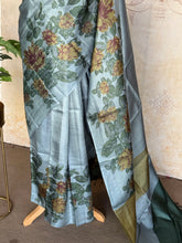Hamsini - Pure Tussar Hand Painted Saree