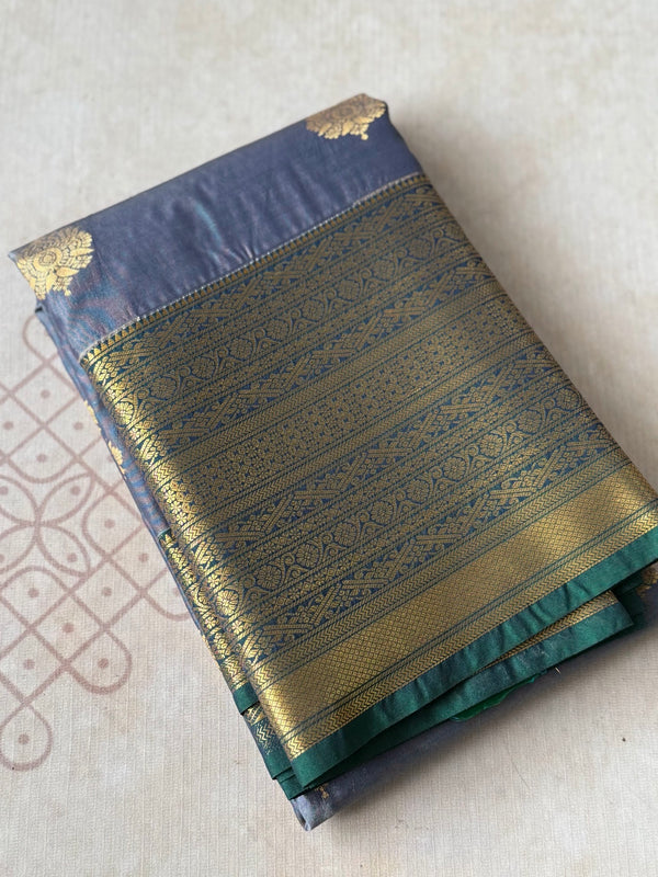 Semi Kanchi Silk Saree