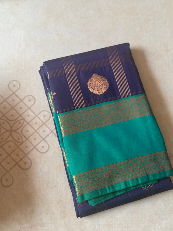 Semi Kanchi Silk Saree