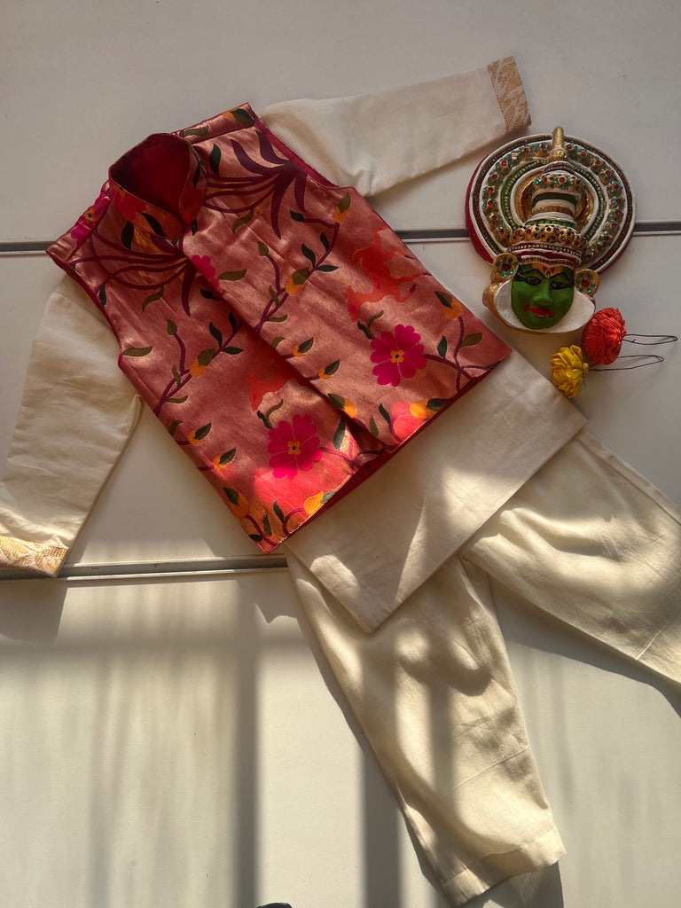 Shop now our Minor Veshti Sattai exclusively at Studio Virupa