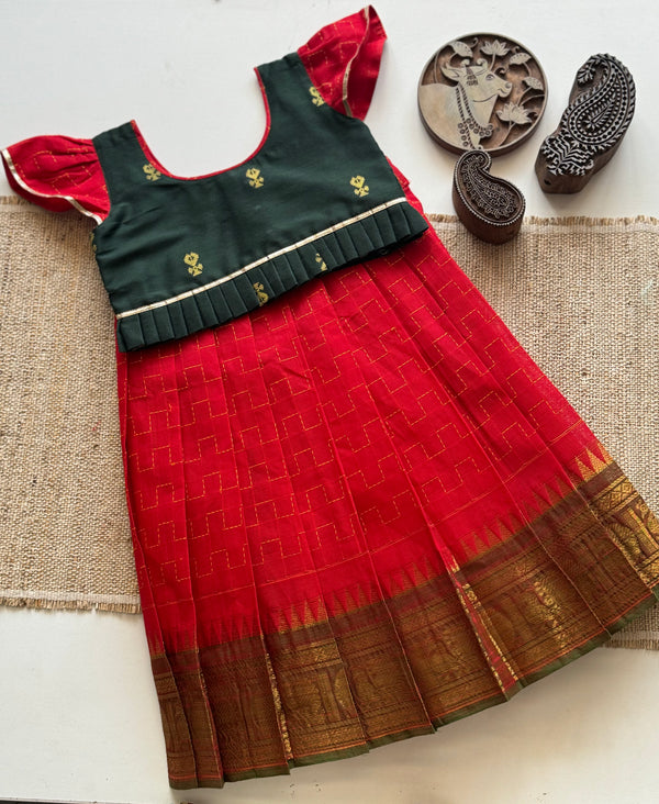 Crop top and skirt - Diwali Collection