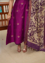 Dwaraka - Raw Silk 3-Piece Suit Set