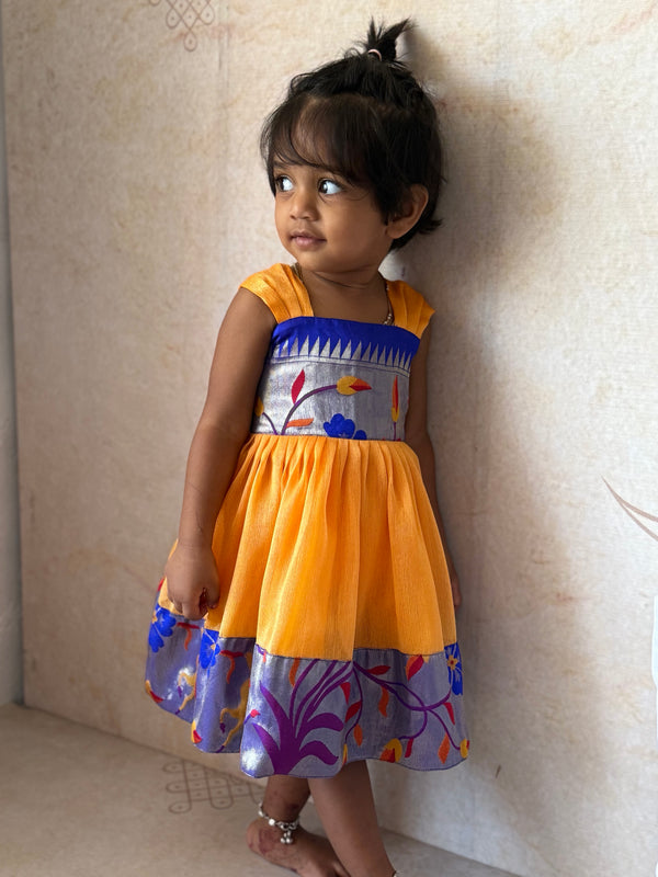 Kids Paithani Dress