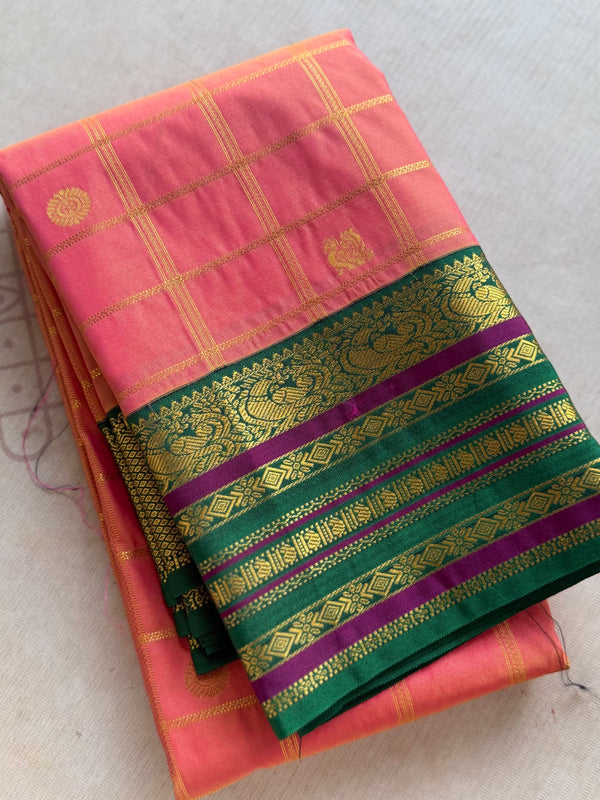 Semi Kanchi Silk Saree