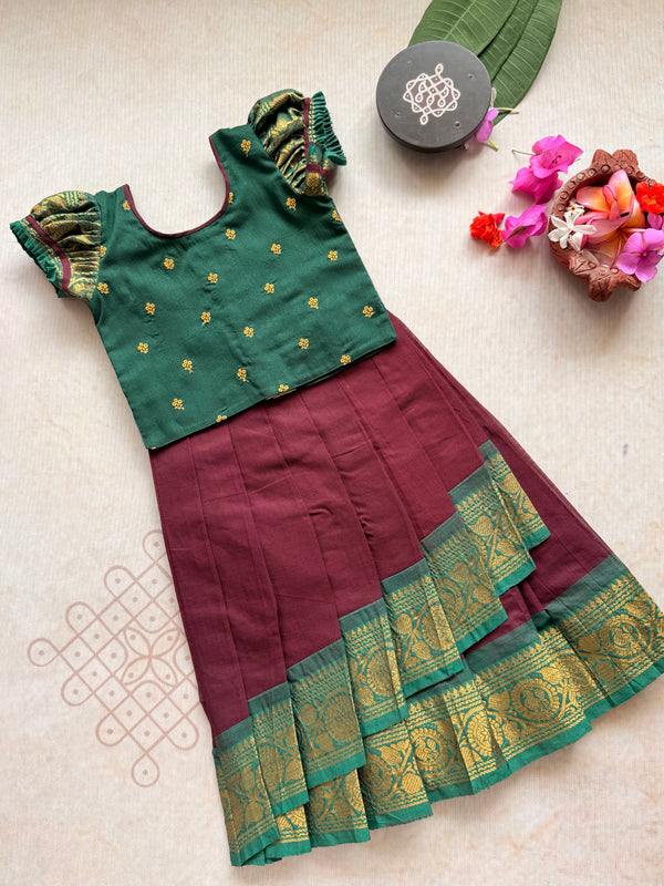 Nirupa Overlapped Bodice Skirt and Top