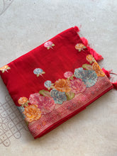 Nijaruna - Pure Matka Silk Saree With Meenakari Floral Weaving