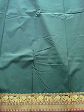 Semi Kanchi Silk Saree – Chakram & Elephant Zari Buttas