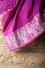 Rutvi - Pure Cotton Full Sleeve Anarkali Dress with Woven Dupatta – Royal Purple