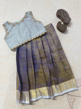 Glass Tissue Crop top and skirt  - Festive Styles