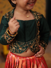 Kids Crop Top and Skirt - Pongal Collection