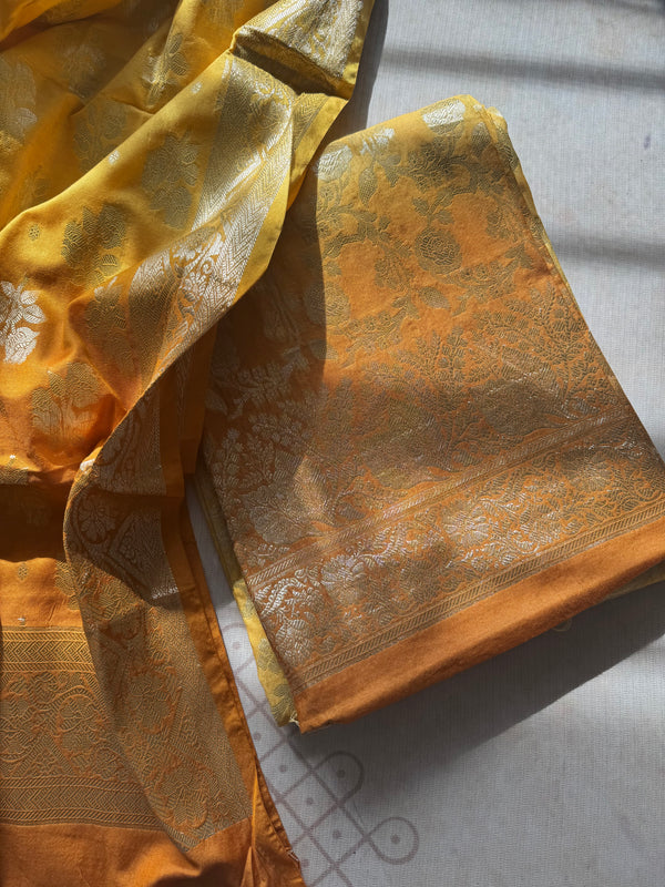 Alanah - Banarasi Unstitched Salwar Material