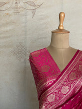 Mushru Katan Pure Banarasi Saree