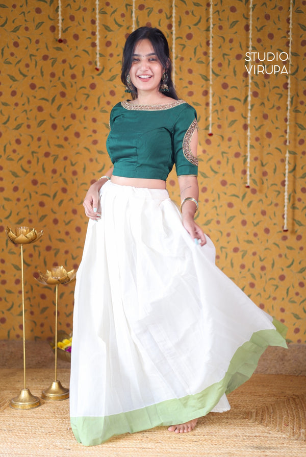 Anshi- Crop top and skirt