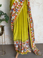 Vamika - Mangalagiri Pure Silk Gap Border Saree