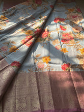 Mangalgiri Silk Floral Print Saree