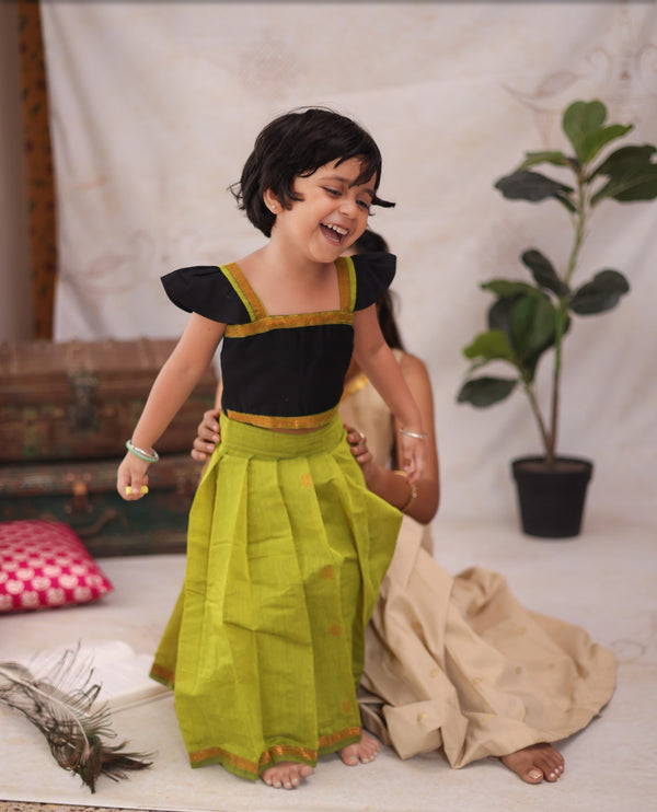 Aakriti - Crop top and skirt