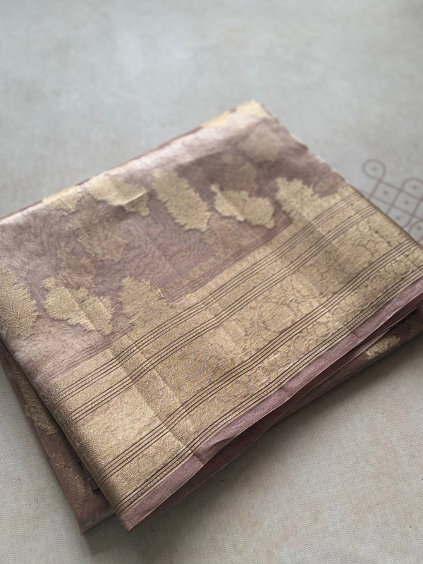 Pure Molten Gold Tissue Saree