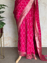 Druvika - Bandhini Printed Paithani Saree With Grand Paithani Pallu