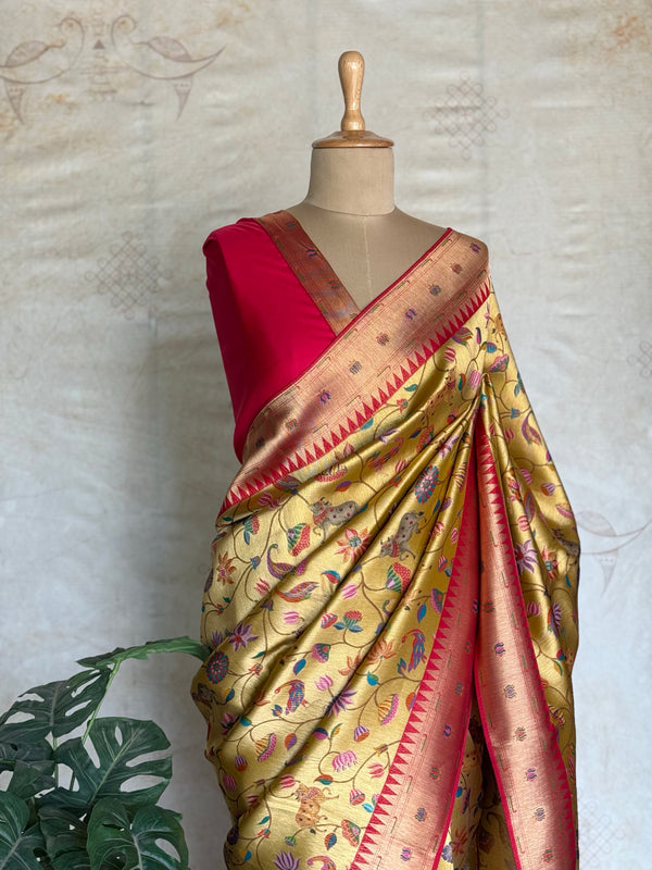 Pure Classic Paithani Silk Saree
